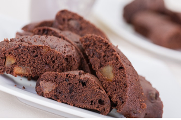 Double Choc Biscoti da inzuppare