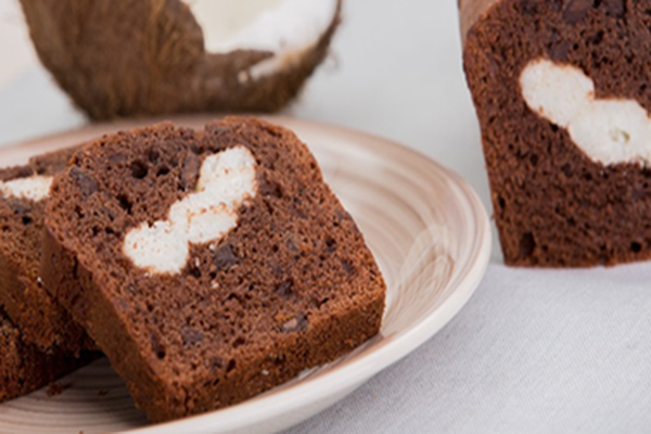 Double Choc Plumcake cioccolato e cocco