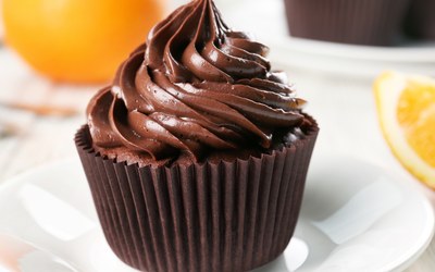 Sacher Cupcake