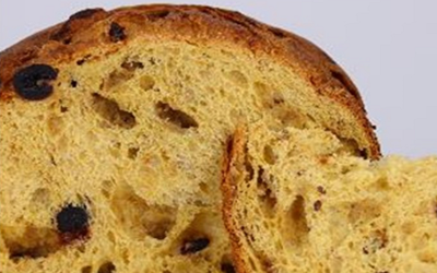 Panaton e Prokorn Panettone cremino pistacchio e amarene