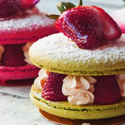 Polar Macarons alla fragola