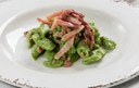 Pasta Fresca Spatzle verdi con speck