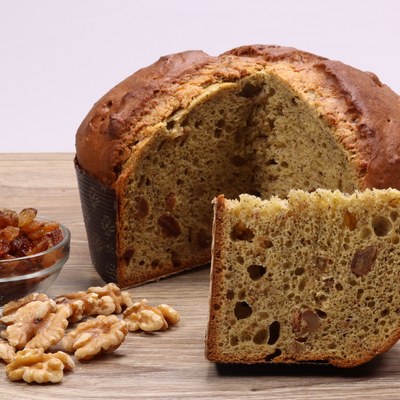 Cometa Panettone grano saraceno, uvetta e noci